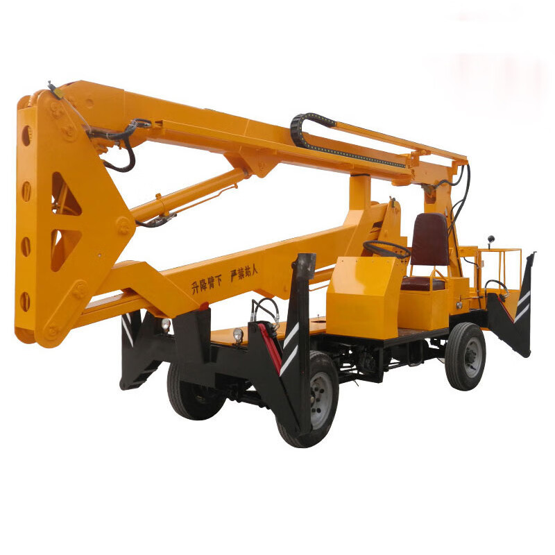 Yedi diesel driven telescopic arm curved arm aerial work crane maintenance ladder pruning branches installation outdoor advertising 16m deposit
