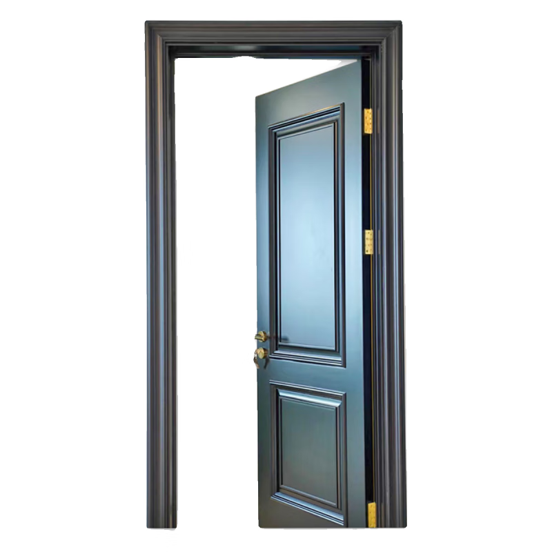 Black retro French pure solid wood paint bedroom set room door American ecological kitchen and bathroom door customization Customized style/material/color consultation customer service