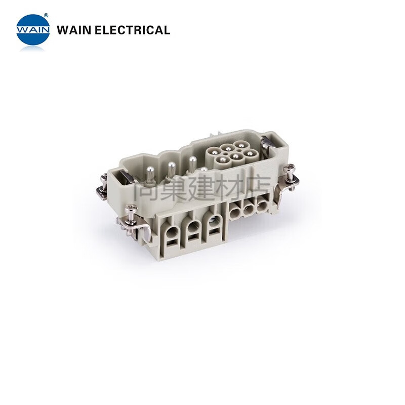 HWK-006/6-F Combination insert 6-core male and female plug-in waterproof industrial-grade connector Wei En HWK-006/6-F&M pair of male and female plugs 6-core