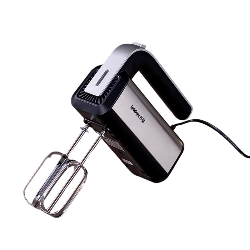 Del Lejian egg beater baking egg beater small electric handheld cake mixer household egg white cream whipper Lejian 6651 square egg beater 300W
