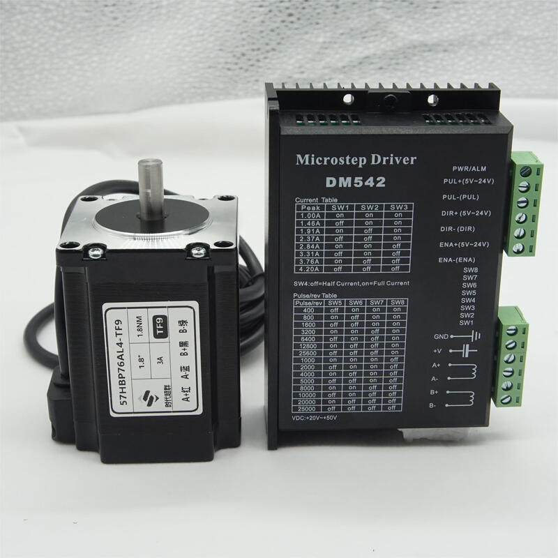 Yue Changsheng 86 two-phase stepper motor set 8.5/12NM including 860/driver BYG250 motor era outstanding spot 57-76 body 1.8NM including DM542 driver
