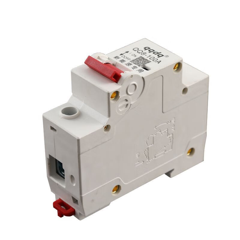 Electric vehicle air switch DC circuit breaker electric motorcycle special 48/60/7284v universal 63a100a overload leakage protection # 63A single control transparent air switch