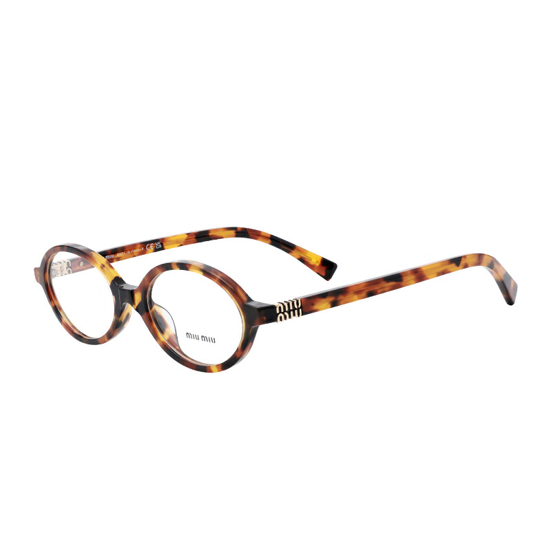 MiuMiu optical glasses frame nerdy women's small round frame myopia glasses frame full frame with lenses 01XV 19P1O1