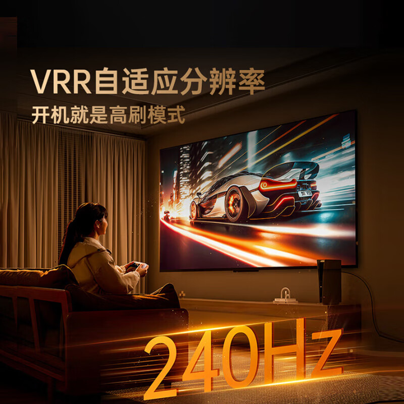 Green giant (llano) HDMI cable version 2.1 8K60Hz 4K240Hz high-definition video connection cable compatible with HDMI2.0 laptop computer connected to TV projector monitor 2 meters free cable tie