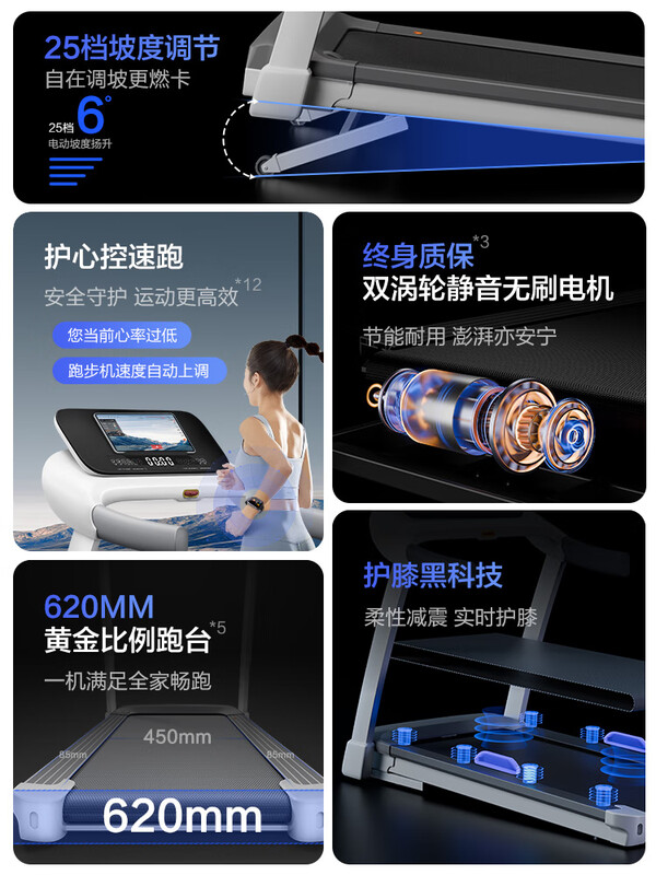 YIJIAN ELF treadmill household model small foldable multi-functional home indoor gym flagship version new ELF mini)-Bluetooth speaker