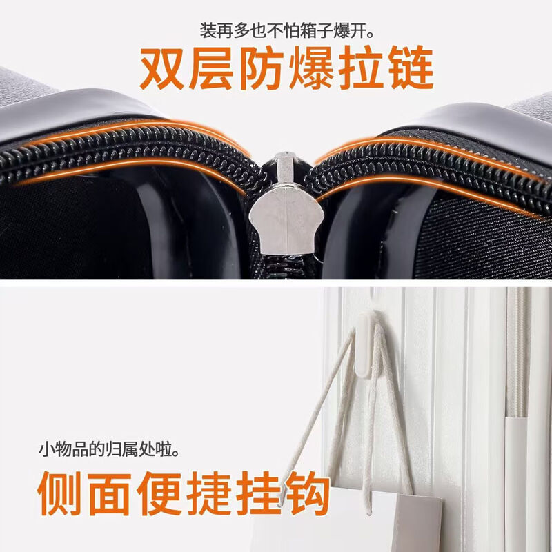 Large-capacity suitcase 32-inch travel trolley case thickened and enlarged 28-inch student leather password boarding case 26-inch meteorite black 30-inch 5-wheel brake shock absorption + antibacterial lining double closed