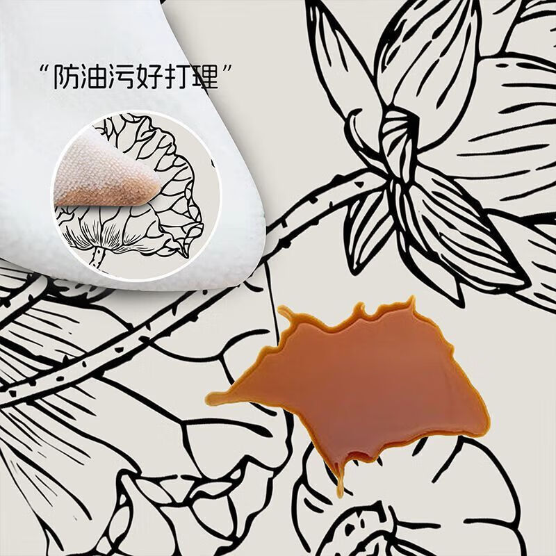 Ultra-luxury TV cabinet tablecloth, high-end light luxury dining table mat, leather waterproof, wipeable and washable sideboard mat, shoe cabinet mat, under the warm sun (upgraded non-slip bottom) 40*180cm