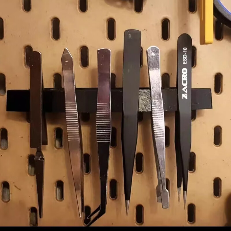 Suitable for SKADIS hole board accessories, various tool storage brackets without drilling, scissor bracket, white