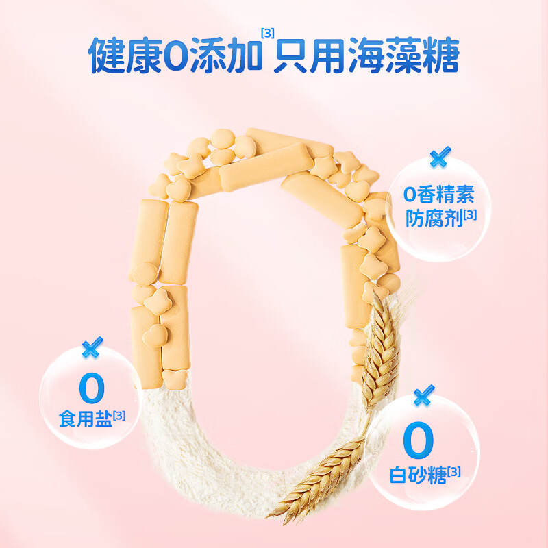 Fawn Blue High Calcium Milk Cookies Original Baby and Children Snack Cookies Pure Milk Cookies 60g