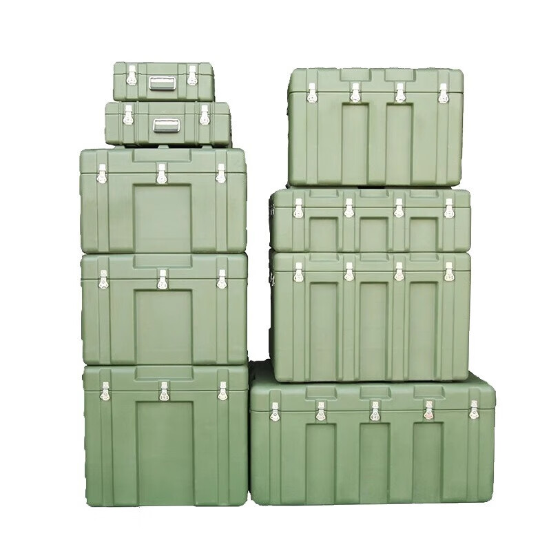 Springfield Dream rotational molding box outdoor transportation army green medical equipment box field camping preparation box land transport box air transport