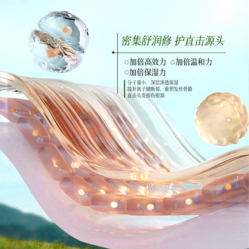 Hanhoo Caviar Hydrolyzed Keratin Conditioner 260ml Smooth Hair Mask Nutritive Dry Prevention Anti-Breakage Shiny Hair Mask for Men and Women