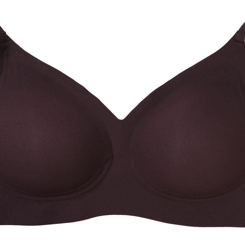 Aimu No Support Hidden Hole Cup Wireless Comfortable Breathable Hidden Hole Bra and Panties Set