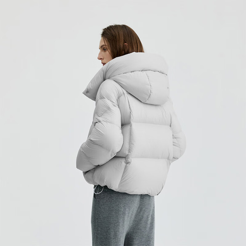Bingjie BINJORA 25 Short Removable Hood Stand Collar Down Jacket Women's 95 Duck Down Puff Down Jacket Wu Xin's Same Style