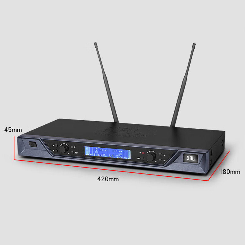 JBL original VM800 one-to-two wireless microphone KTV stage performance home karaoke U-segment anti-howling conference microphone