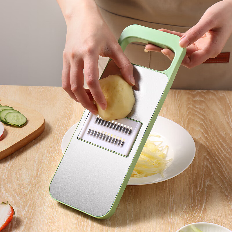 Baiji kitchen cutting artifact multi-functional shredder vegetable cutter grater slicer household grater 5 knives