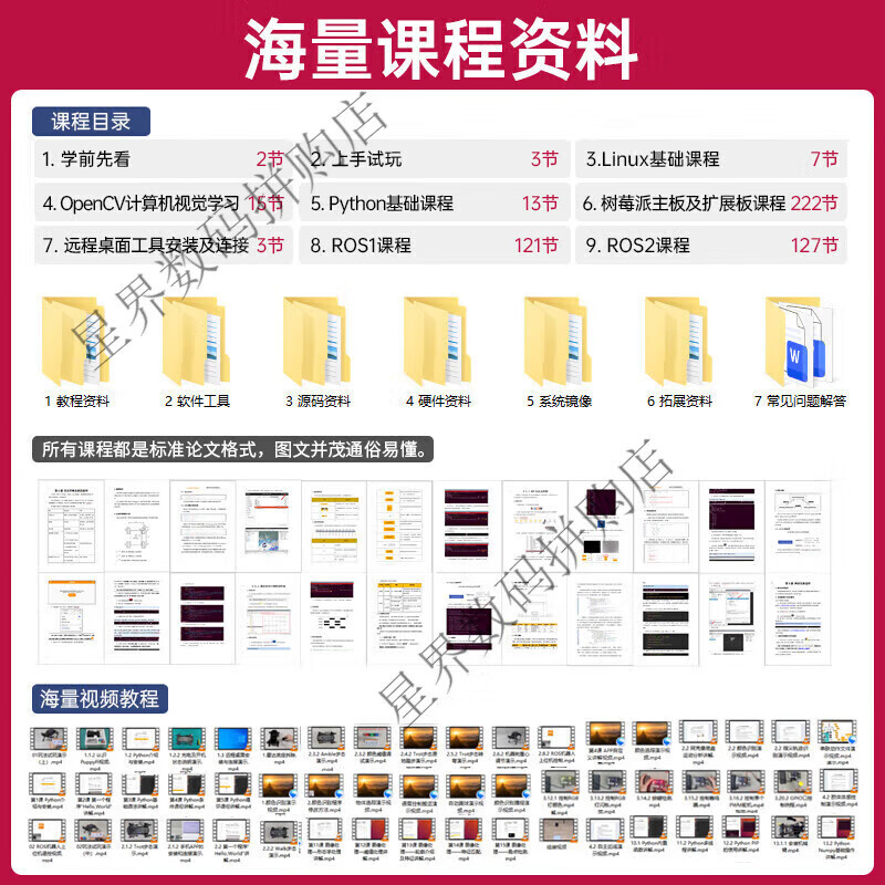 Huaner ROS robot quadruped robot dog PuppyPi bionic intelligent programming AI vision large model Raspberry Pi 4B/5 flagship development version + aluminum box Raspberry Pi 5/4G