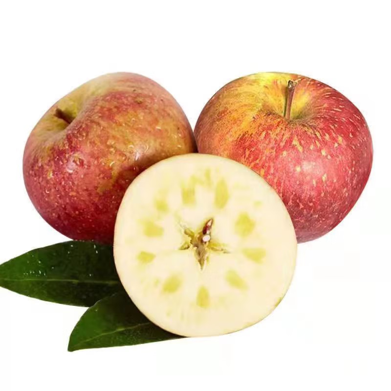 Yunnan Plateau Red Dew Apple Seasonal Fruit Rock Candy Heart-Ugly Apple Light Eater Pure Sweet Skin Thin Skin Juicy Free Shipping to Home Contains 3kg Box Medium Fruit