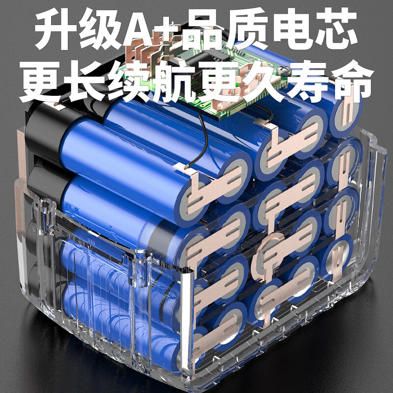 Dongcheng Electric Wrench High Torque Pure Copper Brushless Lithium Battery High Torque Wrench Frame Worker Auto Repair Multi-Function Wind Cannon One Machine 2 Batteries + Auto Repair Model Gift Pack +800N