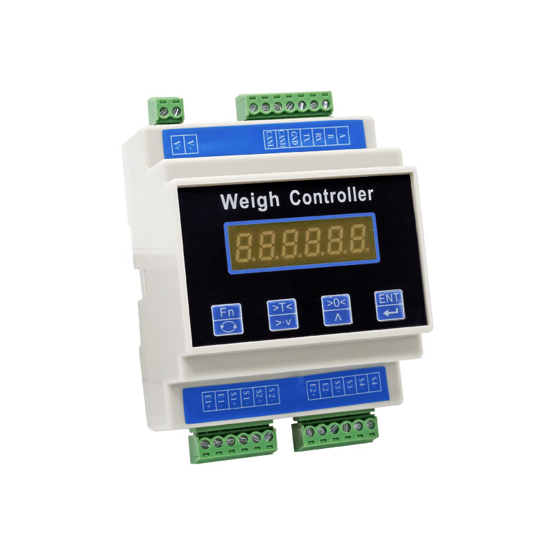 Yue Changsheng guide rail 4-channel weight transmitter weighing sensor transmitter pressure amplifier multi-channel weighing module 485 guide rail 4-channel weighing transmitter CAN