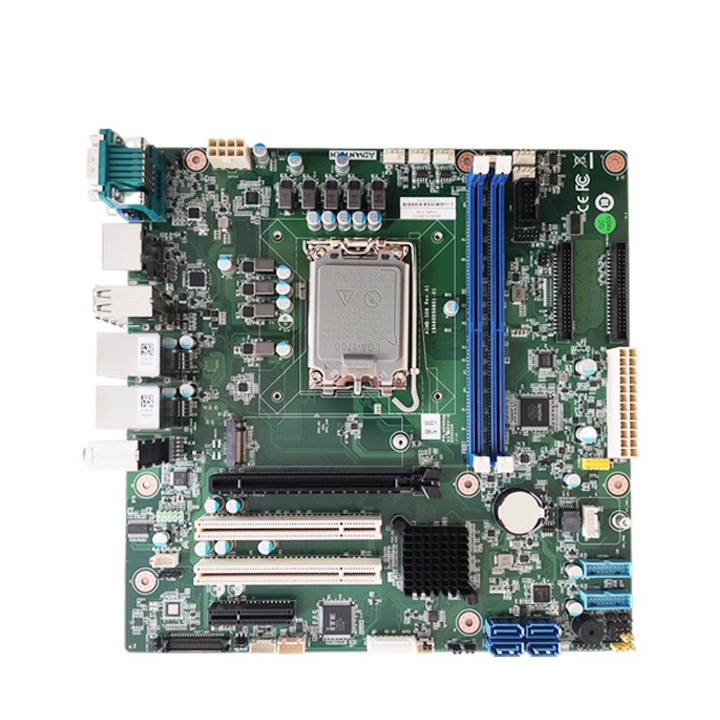 ADVANTECH MircoATX industrial motherboard supports 12/13/14 generation PCIe*2+PCI*2 high-performance industrial computer motherboard AIMB-508HF-EAA1