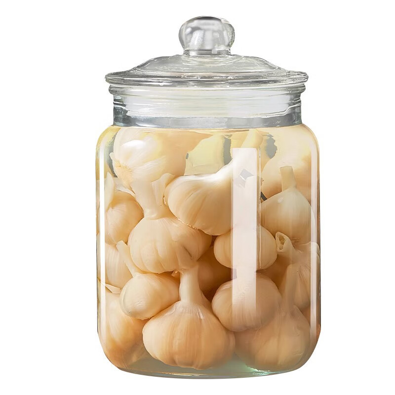 JCZS German quality pickle jar household sealed jar large thickened pickle jar with lid sauerkraut pickle pickling container 2 catties sealed thickened free label