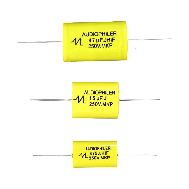 Film capacitor, high, middle and bass stepless capacitor 250V2.2/3.3/4.7/6.8/10~47UF platinum machine high sound quality 20UF250V*2 pcs