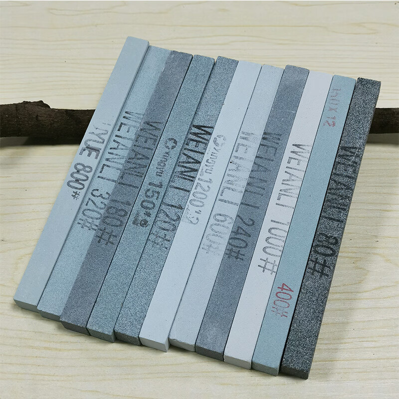 Meikejie Mini Whetstone Strip/Triangular Whetstone/Fine Grinding Whetstone/Whetstone/Whetstone/Triangular Triangular Whetstone Strip 180#