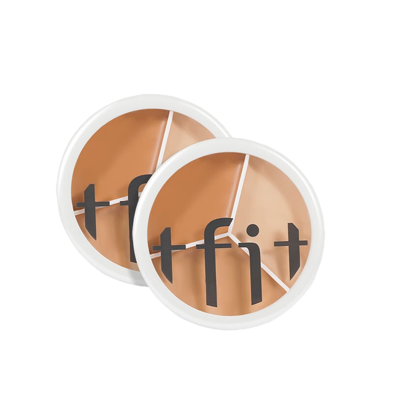 Tfit Concealer Three-Color Concealer Palette Brightens and Covers Dark Circles, Spots and Acne Marks 10g New Year’s Gift
