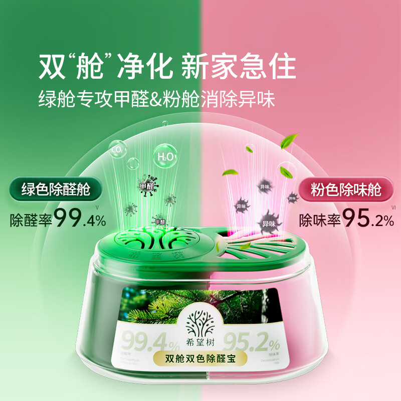 Hope tree formaldehyde removal double cabin formaldehyde removal treasure 2 small green cans formaldehyde removal and odor removal indoor formaldehyde scavenger for new houses