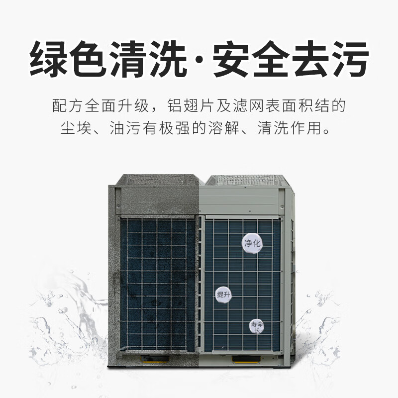 Air conditioning fin cleaner, dust-cleaning radiator, central air conditioner outdoor unit aluminum fin cleaner, fragrance-free