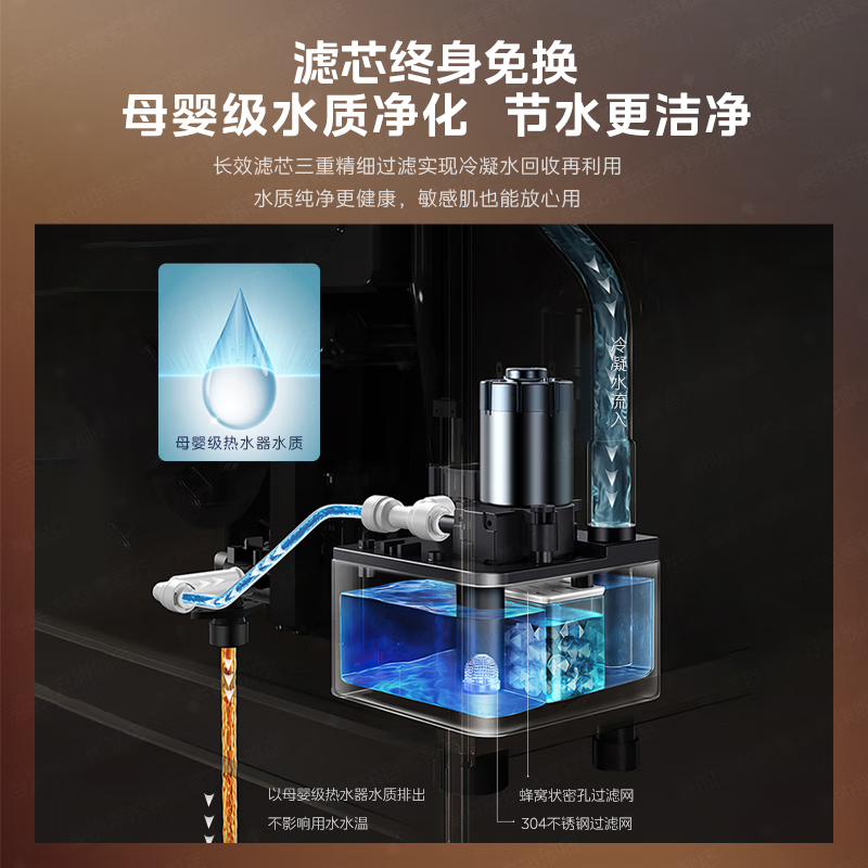 Midea first-level energy efficiency non-condensing M10S Max 16-liter gas water heater natural gas supercharged no cold feeling 7A constant temperature silent bottom fan white 20% off national subsidy