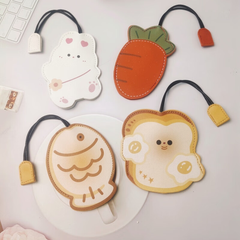 Yunluo key pull-out cartoon electric car large capacity creative key bag car universal cute open yellow toast key bag