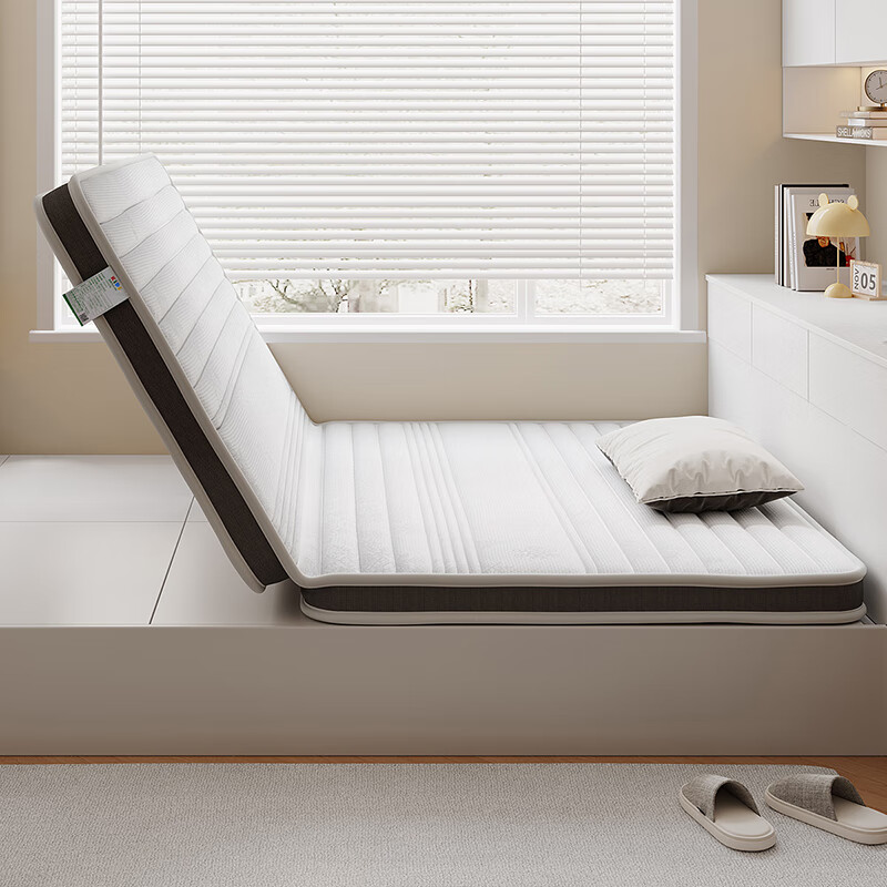 Quanyou Home Simple Cream Style Bedroom No Bedside Tatami 1.5m 2m Student Bed Storage Storage Panel Bed