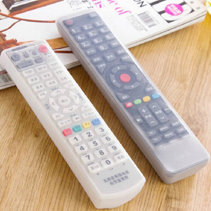 Suitable for remote control TV remote control protective cover TV remote control cover silicone protective cover remote control storage shell remote control shell cover HD luminous bear medium size