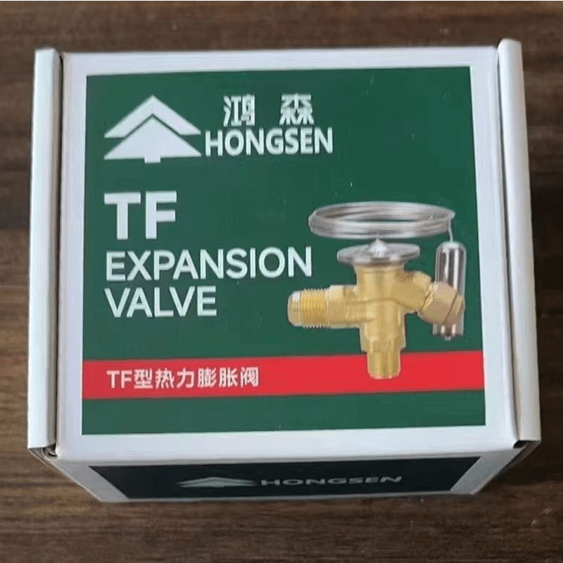 Refrigerator cold storage TF type right-angle internal balance R22/R404/R134/R410 throttling thermal expansion valve TF410 valve body No. 3 core R410