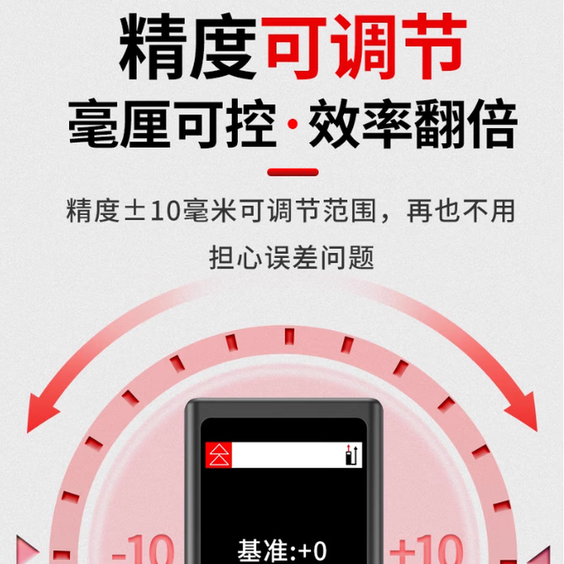 Haotu new product handheld laser rangefinder high-precision infrared measuring instrument electronic ruler distance measuring instrument laser ruler type-c rechargeable silent 70 meters data storage + accuracy correction