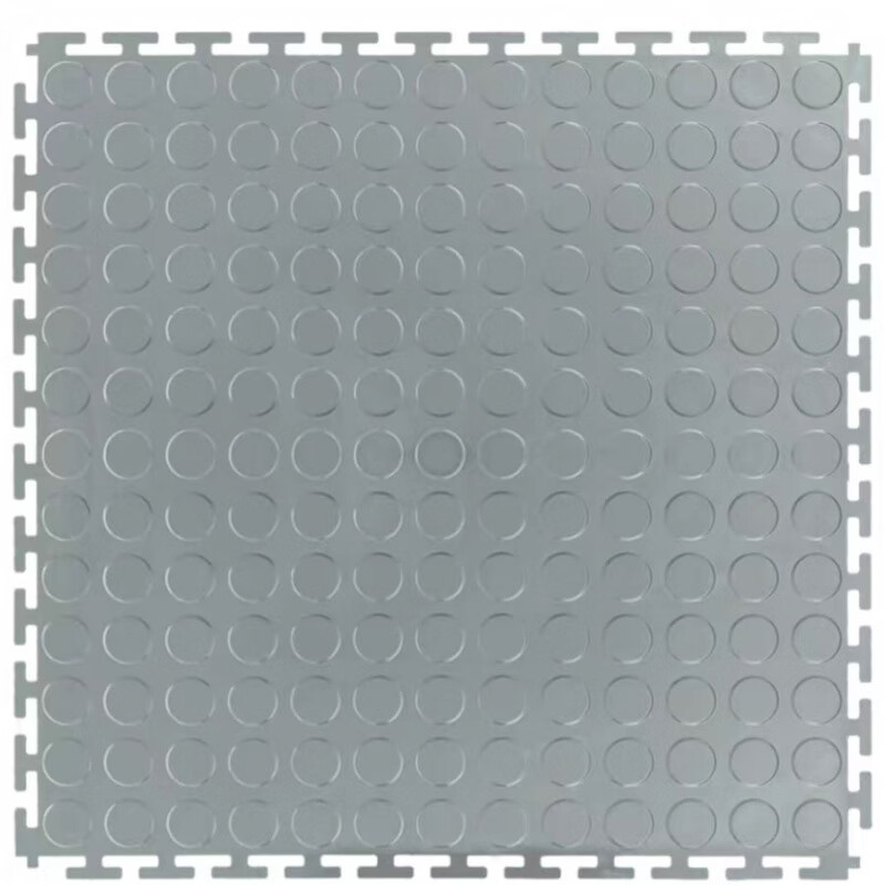 Junkis Auto Repair Floor 4S Shop New Energy Insulated Floor Mat Factory Workshop PVC Industrial Lock Floor 33.5*33.5*1.5 cm