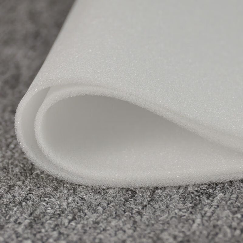 Sponge gasket cushioning black and white medium and high density sponge custom sliced thick and thin sponge gasket fruit packaging luggage lining shock-proof and anti-collision plastic box 24*24*0.3 cm 200 pieces