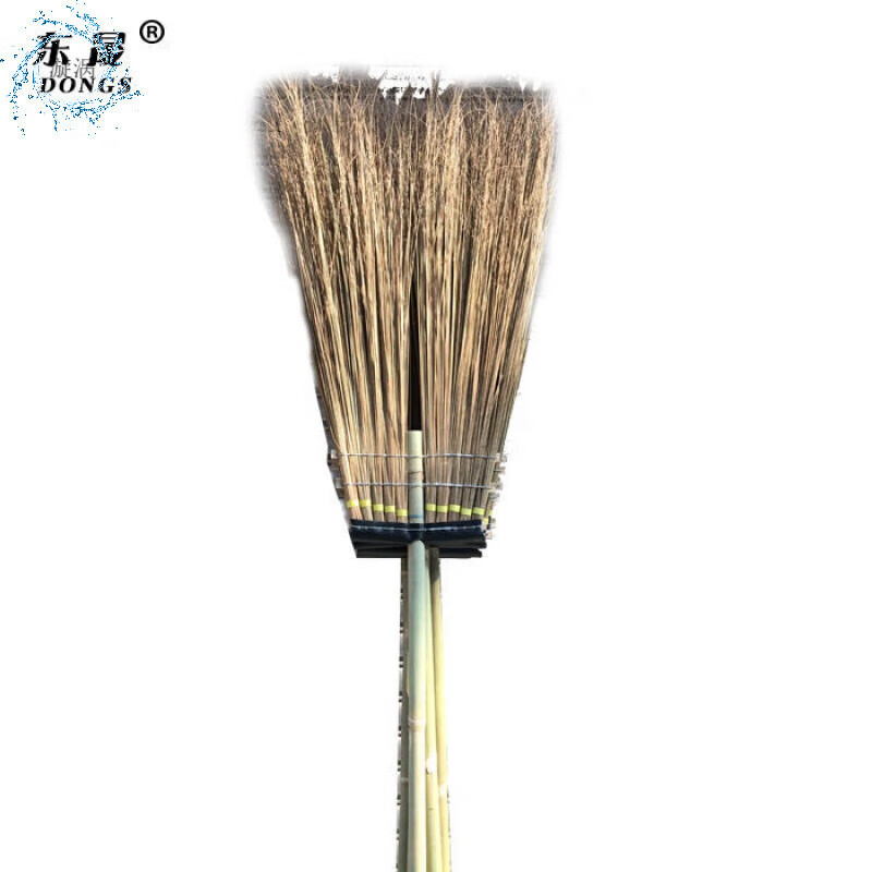 Street sweeper, outdoor large broom, sanitation street sweeper, Kwai Bone Cleaning Sweeper, Bamboo Sweeper, Broom Integrated, Specific Thickened Indonesian Kwai Sweeper