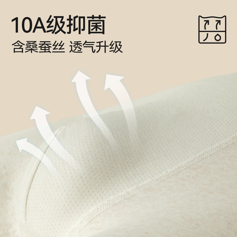 Catman's 25th-year new product, combed cotton 10A antibacterial, men's underwear, men's pure cotton boxer briefs, mulberry silk inner stalls, 4 pieces