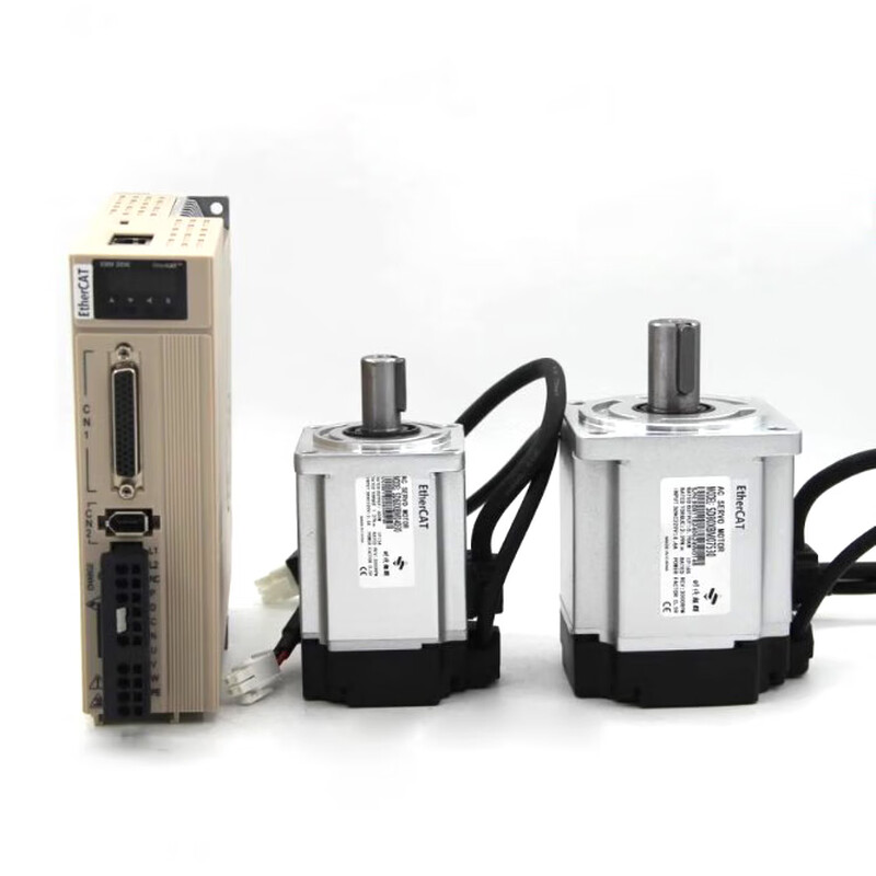 Yue Changsheng 60/80/110/130 AC servo motor set 400W750W bus ECAT/communication 485 drive 130 servo 1.8KW11.5Nm1500 turn set bus Ethercat single turn horizontal use