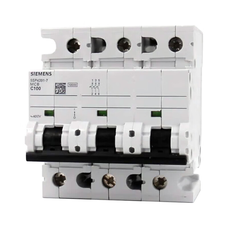 Heavy-duty high-current small circuit breaker 5SP4 3P 4P 80A100A125A air switch 10kA 100A 4PC type
