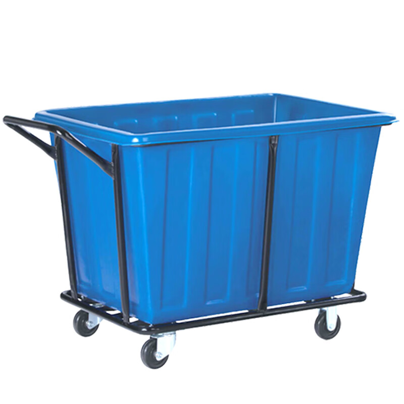 Customized laundry room linen cart hotel linen storage cart room service cart Baiyun Chaobao Laundry Factory Nanfang Plastic Small Chaobao white plastic cart with wheels 300L does not include shipping costs