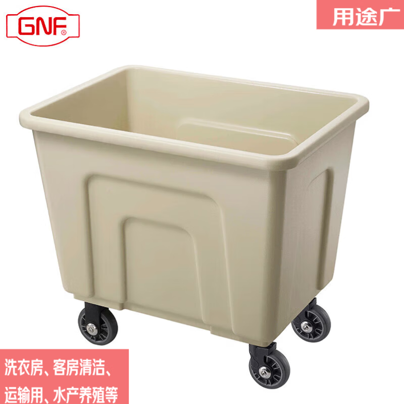 GNF Yaduo same style extra thick plastic linen cart hotel dirty linen large collection cart laundry room factory white 950*690*857mm