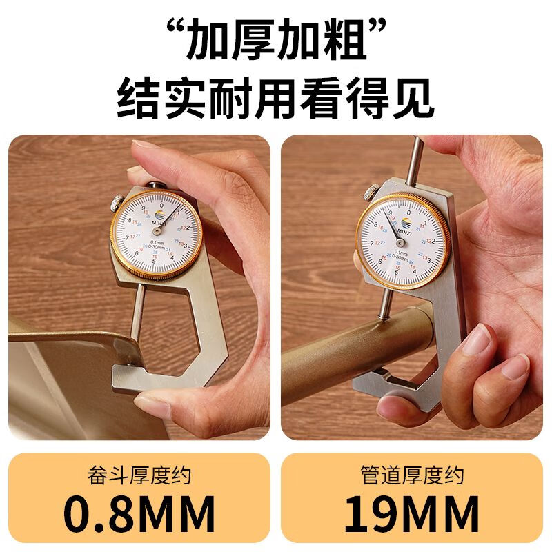 Poke household thickened stainless steel large and small dustpan single garbage shovel bucket broom can be hung with dustpan integrated stainless steel garbage bucket gray