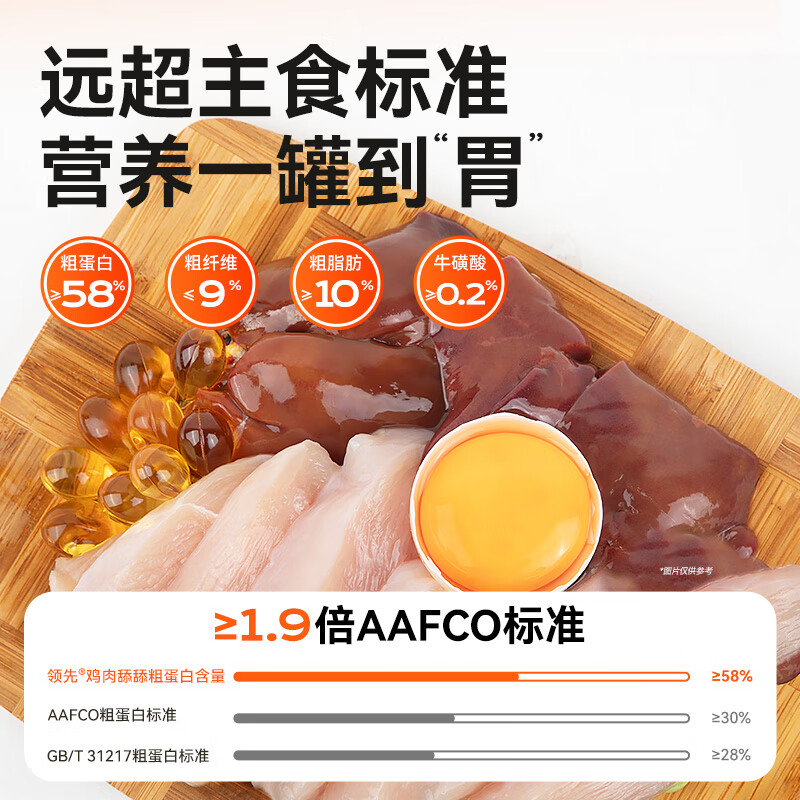 Leading staple cat food canned cat snacks wet food grain-free and glue-free ice cream licking texture chicken flavor 85g single can