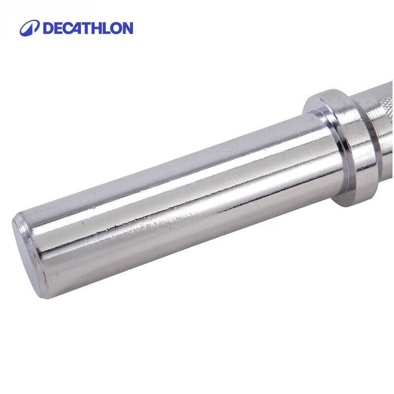 Decathlon dumbbell bar 0.35m short pole iron chrome plated short pole single CRO dumbbell pole-963084