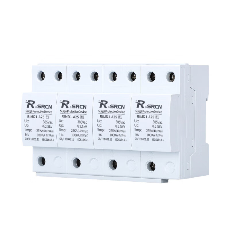 Shanghai People's first-level surge protector T1 lightning surge protection SPD12.5KA15KA25KA (10/350 s) 4P 15KA