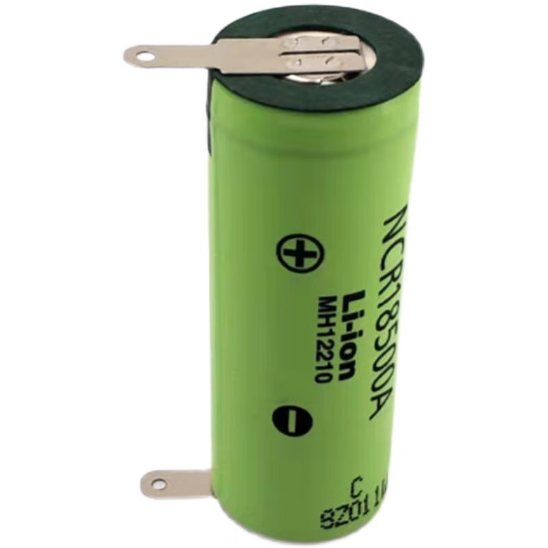 Kaiyuanda 18500 lithium battery 3.7V2040mAh camera rechargeable battery NCR18500A green flat head