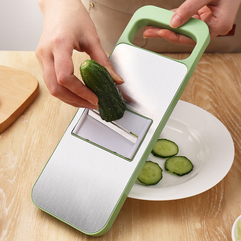 Baiji kitchen cutting artifact multi-functional shredder vegetable cutter grater slicer household grater 5 knives